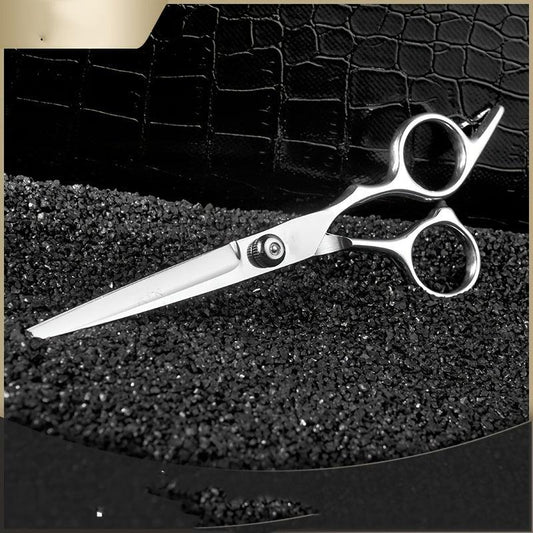 8pcs Hair Cutting Scissors Set with Comb and Case Silver
