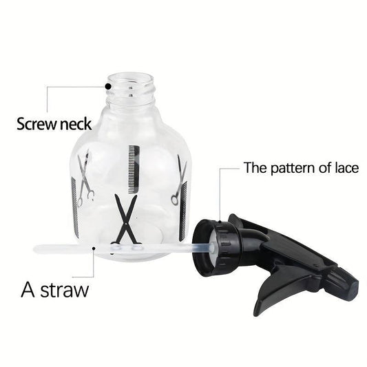 250ml Clear Misting Spray Bottle for Hair Styling Plants and Cleaning