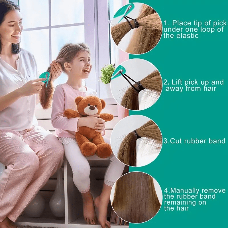 5Pcs Hair Band Cutter Disposable Rubber Band Remover Styling Tool