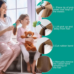 5Pcs Hair Band Cutter Disposable Rubber Band Remover Styling Tool