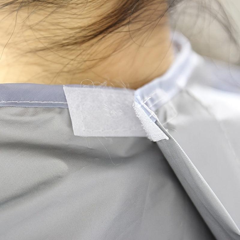 Foldable Barber Cape Transparent Hair Cutting Cloak