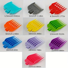10pcs Hair Clipper Guide Combs Set Multifunctional Replacement Guards