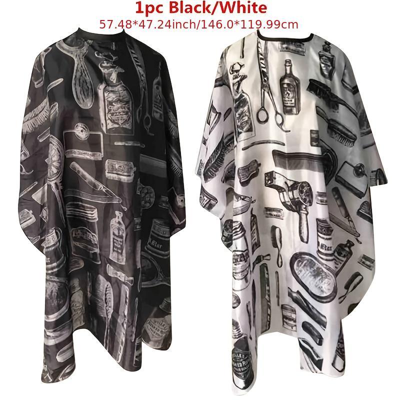 Salon Barber Cape with Neck Brush - Hair Cutting Cape for Stylists