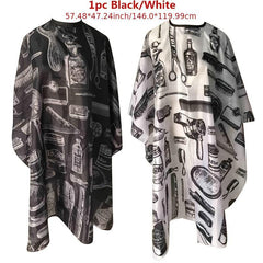 Salon Barber Cape with Neck Brush - Hair Cutting Cape for Stylists