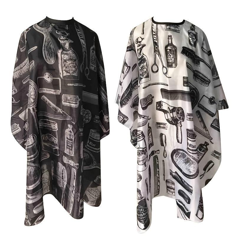 Salon Barber Cape with Neck Brush - Hair Cutting Cape for Stylists