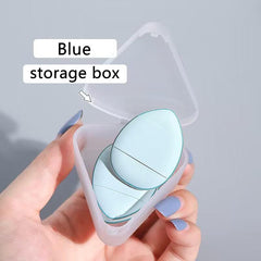 3pcs Finger Size Powder Puff Mini Makeup Puff Soft Water Drop Makeup Sponges