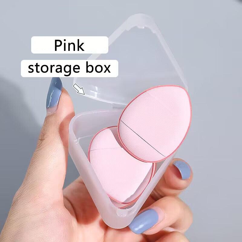 3pcs Finger Size Powder Puff Mini Makeup Puff Soft Water Drop Makeup Sponges