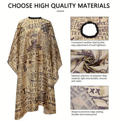 Waterproof Hair Styling Cape for Salon and Barber Use