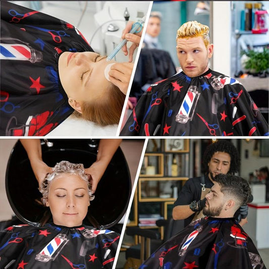 Waterproof Hair Cutting Cloth Apron Hairdressing Cape
