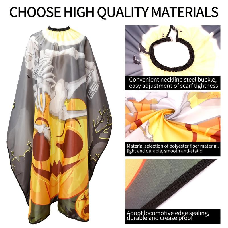 Halloween Pumpkin Pattern Hair Cutting Cape