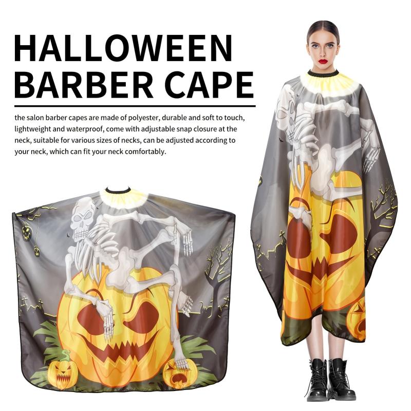 Halloween Pumpkin Pattern Hair Cutting Cape
