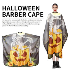 Halloween Pumpkin Pattern Hair Cutting Cape