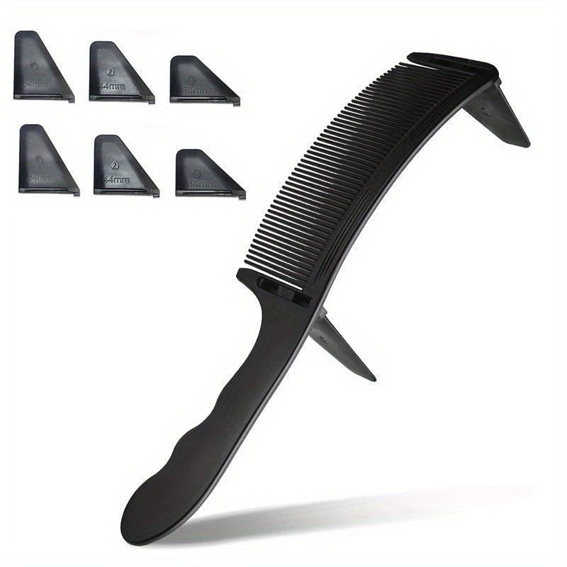Curved Barber Comb Hair Cutting Comb Styling Tool