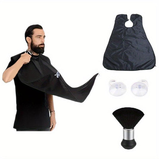 5pcs Hair Cutting Cape Neck Duster Brush Barber Cape Beard Bib Apron