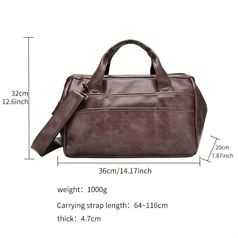 Retro Barber Tool Storage Bag with Organizer