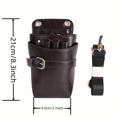 Hairdressing Scissors Bag with PU Leather Material