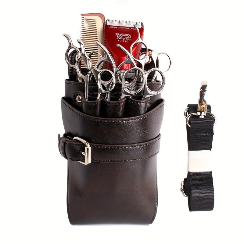 Hairdressing Scissors Bag with PU Leather Material