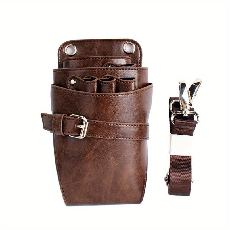 Hairdressing Scissors Bag with PU Leather Material