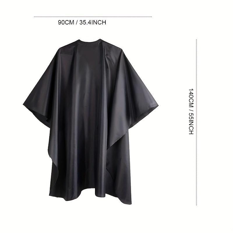 3pcs Hairdressing Barber Cape Snap Closure Hair Cutting Cape