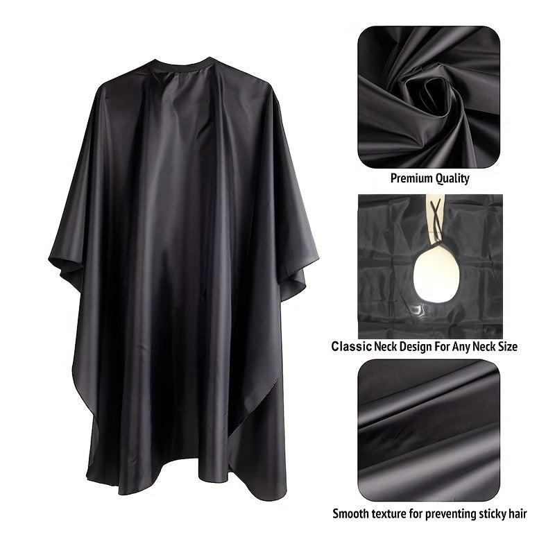 3pcs Hairdressing Barber Cape Snap Closure Hair Cutting Cape