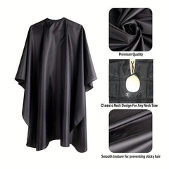 3pcs Hairdressing Barber Cape Snap Closure Hair Cutting Cape