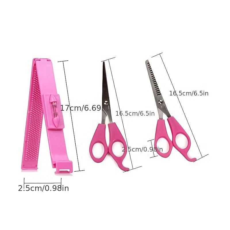 Forehead Hairdressing Scissors Set for Bangs Pruning and Clipping