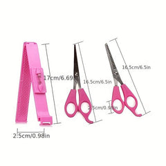 Forehead Hairdressing Scissors Set for Bangs Pruning and Clipping