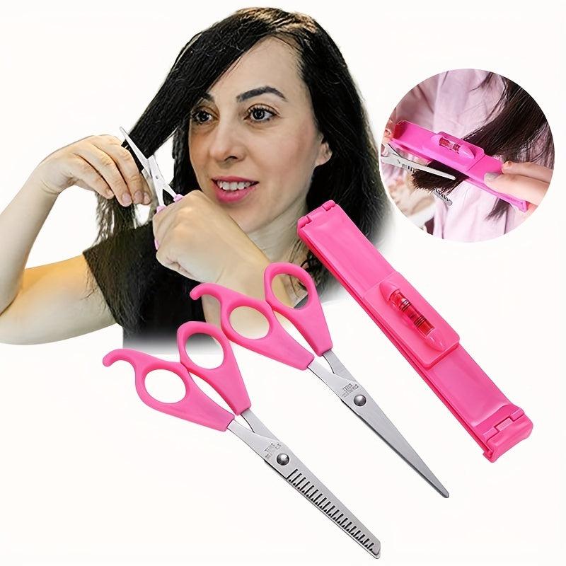 Forehead Hairdressing Scissors Set for Bangs Pruning and Clipping