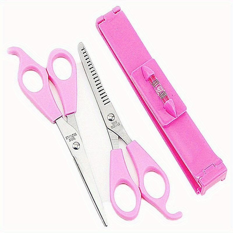 Forehead Hairdressing Scissors Set for Bangs Pruning and Clipping