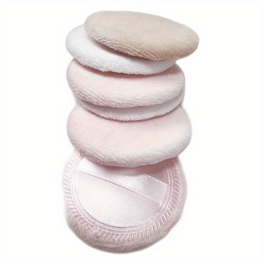 3pcs Round Shape Soft Cosmetic Puff Makeup Foundation Sponge