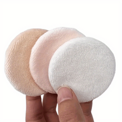 3pcs Round Shape Soft Cosmetic Puff Makeup Foundation Sponge