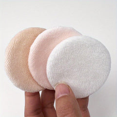 3pcs Round Shape Soft Cosmetic Puff Makeup Foundation Sponge