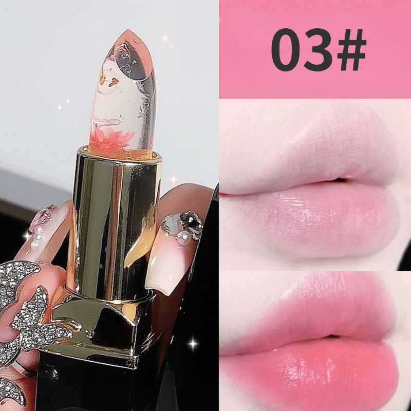 Flower Lipstick Temperature Changing Lip Balm - Hydrating Lip Care