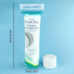100pcs Soft Cotton Rounds Makeup Remover Pads for Skin Care