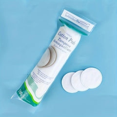 100pcs Soft Cotton Rounds Makeup Remover Pads for Skin Care