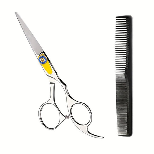 Pro Hairdressing Scissors & Comb Set - 15-24 cm Barber Scissors