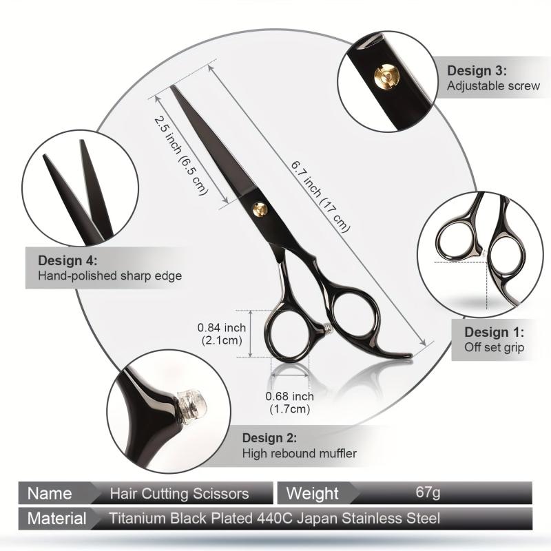 11pcs Hairdressing Scissors Set Professional Haircut Kit