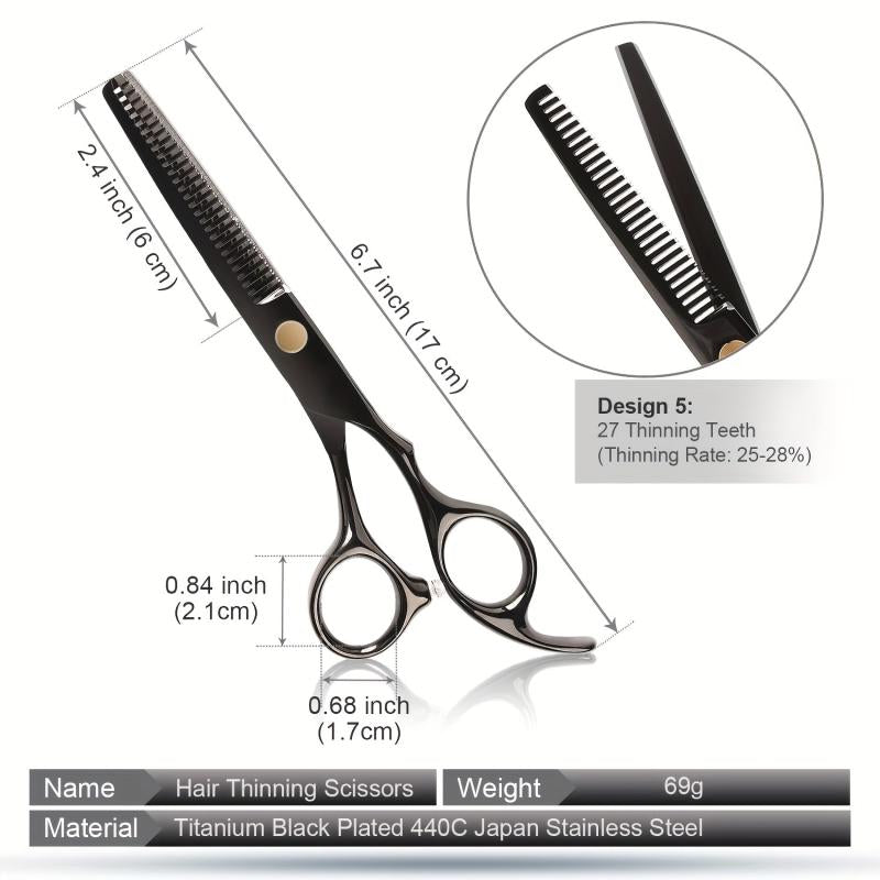 11pcs Hairdressing Scissors Set Professional Haircut Kit