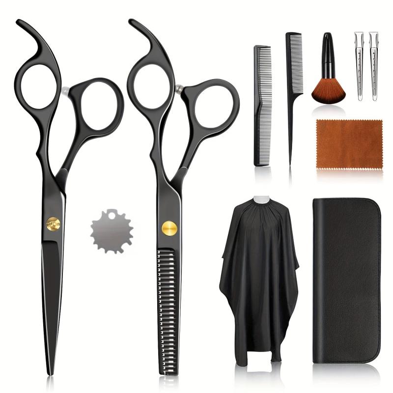 11pcs Hairdressing Scissors Set Professional Haircut Kit