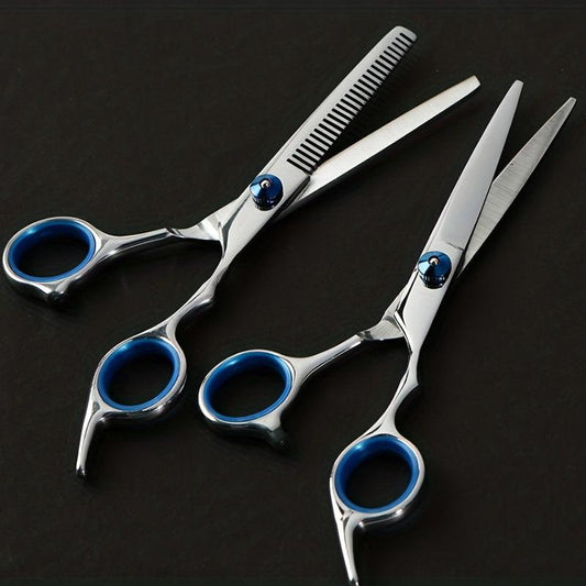 8pcs Hair Scissors Set Professional Haircut Scissors Hairdressing 15-24cm