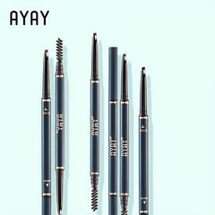Triangle Head Eyebrow Pencil Fine Smooth Smudge Proof Makeup Stick