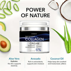 Collagen Cream with Retinol, Hyaluronic Acid - Smooth, Moisturized Skin