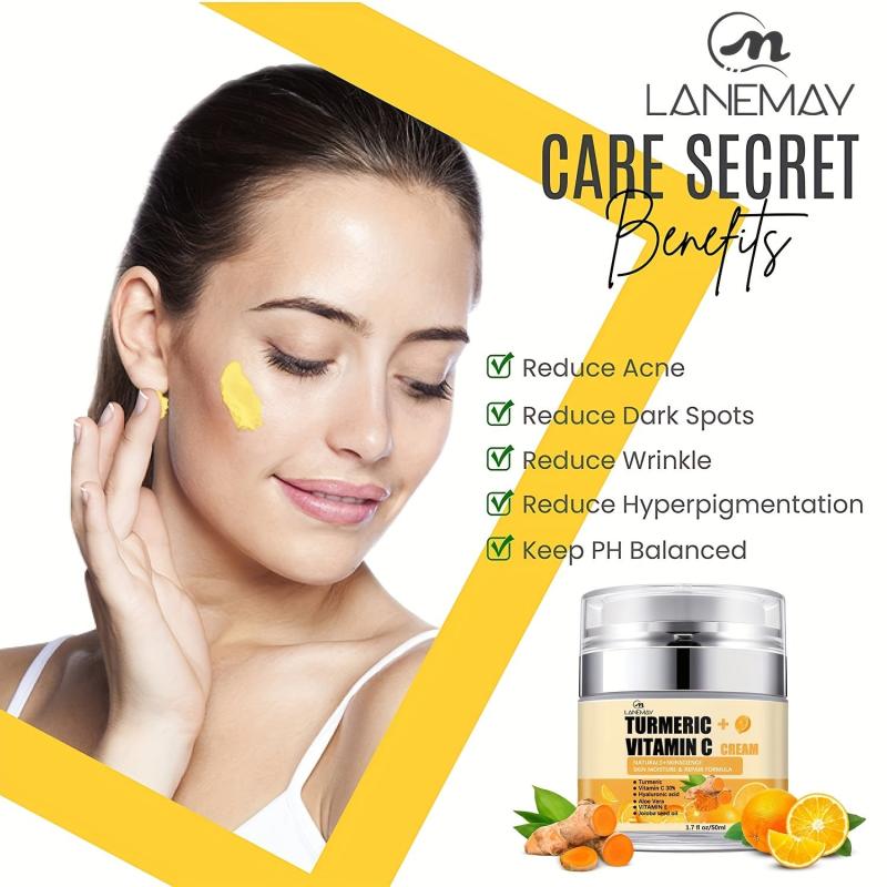 Turmeric & Vitamin C Face Cream Moisturizer