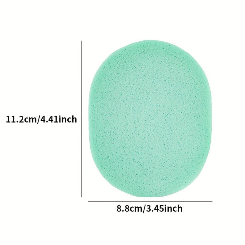 12pcs Face Cleansing Sponge Puff Wood Pulp Clean Face Thicken Remove Makeup