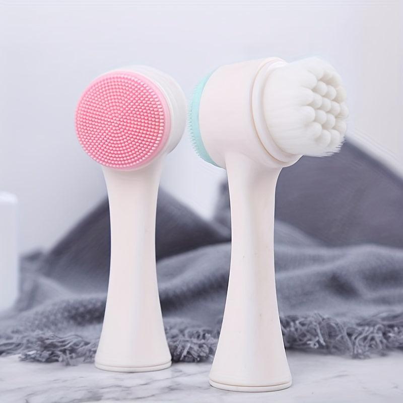 Facial Cleansing Brush Soft Bristle Exfoliator Makeup Skincare