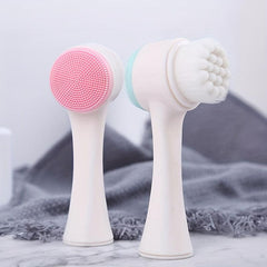 Facial Cleansing Brush Soft Bristle Exfoliator Makeup Skincare