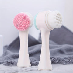 Facial Cleansing Brush Soft Bristle Exfoliator Makeup Skincare