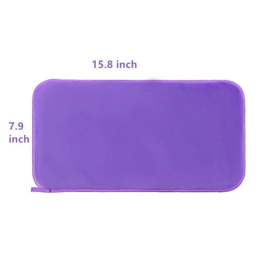2 Pcs Flannel Makeup Remove Face Towels Microfiber Cleansing
