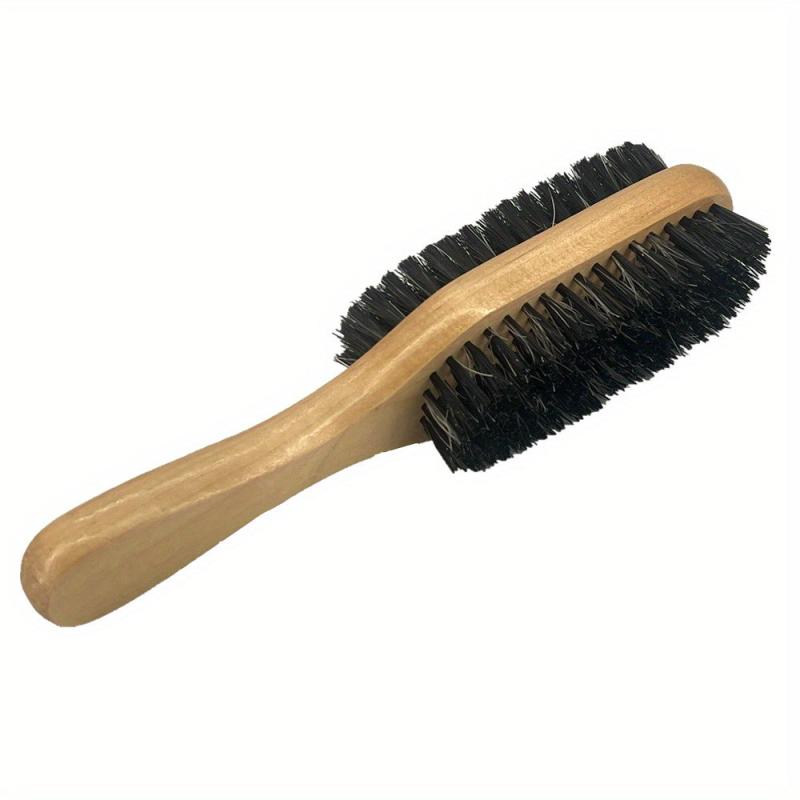 Beard Brush Bristle Brush Wooden Handle Styling Tool Anti Static