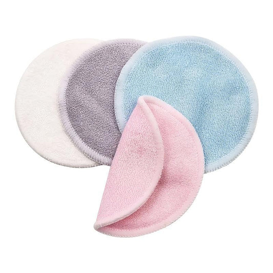 12Pcs Reusable Cotton Pads Makeup Remover Washable Bamboo Make Up Pads